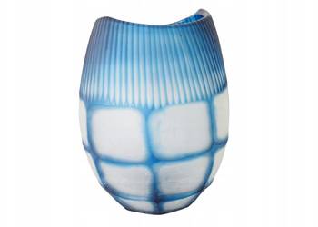 Nowoczesny szklany wazon DESIGN 27 ciekawy kształt