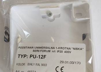 Puszka Podstawa pojedyncza Forum ELDA Schneider PU-12F