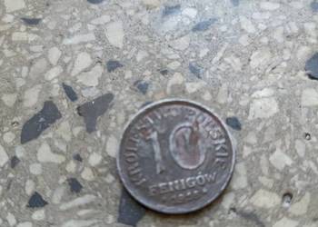 10 fenigów królestwo polskie 1918