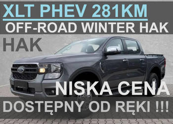 Ford Ranger 281KM PHEVPlug-in XLT Super Niska Cena od ręki ! Off-Road Wint…