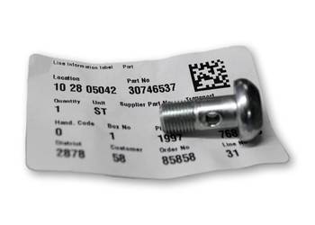 VOLVO XC90 XC60 śruba do przewodu olejowego OE 30746537
