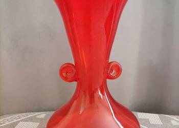 Wazon szklany Tarnowiec PRL