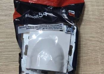 Kontakt Simon 54 Wyjście kablowe, biały DPK1.01/11