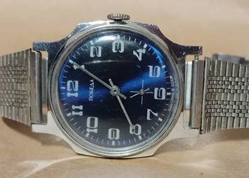 Zegarek Męski Pobieda 15 JEWELS 2602 ciemno niebieska