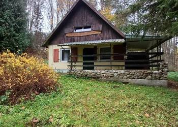 Dom nad jeziorem z własnym pomostem i źródłem