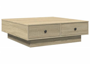Stolik kawowy dąb sonoma 90x90x28 cm płyta wiórowa WM-848089