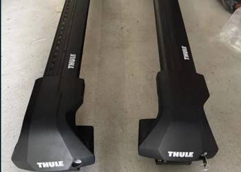 Bagażnik dachowy Thule Evo Clamp 7105 + belki WingBar Evo Black 135 cm + ki