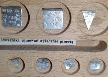 Odważniki  - APTECZNE- o masie 10mg do 500mg