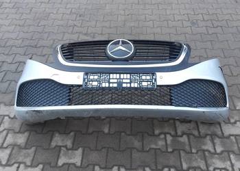 Mercedes EQV w447 V-klasa, 2021 zderzak przód przedni srebrny 9744 FOTO ! 