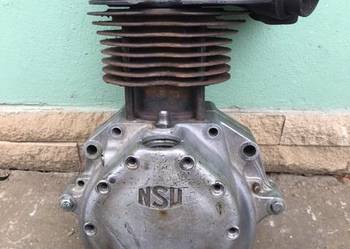 NSU 351 OSL karter, pokrywe rozrządu, głowicę i cylinder