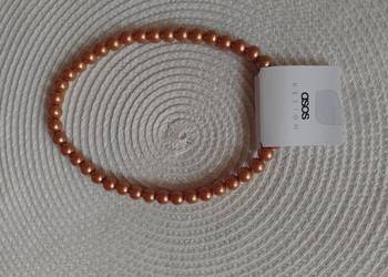 ASOS/ Ekskluzywne, złote korale z Londynu, Naszyjnik/ NOWE
