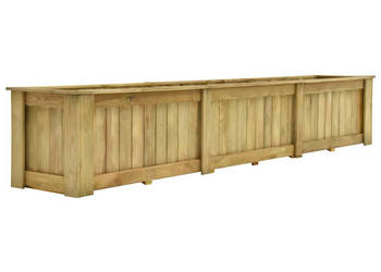 Podniesiona donica 291x50x50 cm impregnowane drewno sosnowe WM-49096