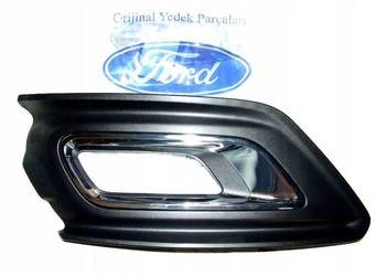 RAMKA HALOGENU LEWA FORD TRANSIT CUSTOM 2019 - CHROMOWANA KK21-R19953-CB