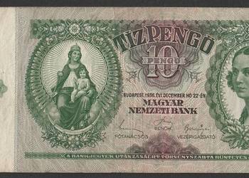 Węgry 10 pengo 1936