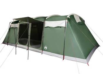 vidaXL Namiot rodzinny, 10-os., tunelowy, zielony(SKU:94619)