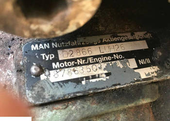 Man D2866 Turbospręźarka Turbina Man D2866