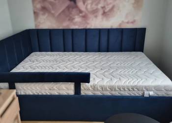 Nowe łóżko 200x120 granatowe