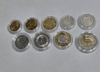 Komplet monet obiegowych w stanie menniczym bankowym 2018 rok