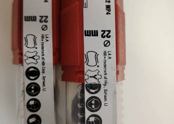 Wiertła HILTI 4szt nowe średnica 22mm długość robocza 400mm