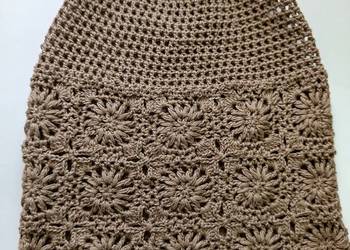 Czapka damska szydełkowa rękodzieło prezent