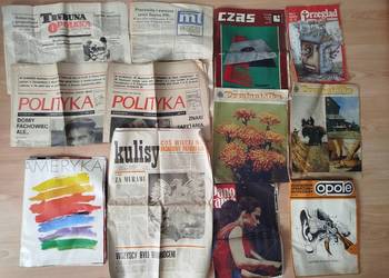 Gazety i czasopisma z PRL za 1981 rok