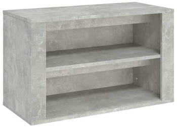 Półka na buty betonowa szarość 75x35x45 cm WM-816900