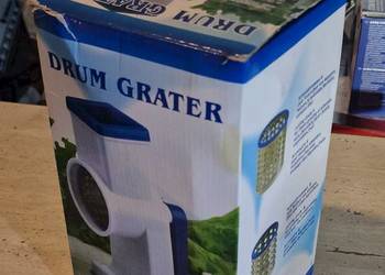 Ręczna tarka bębnowa do warzyw sera orzechów Drum Grater Nowa