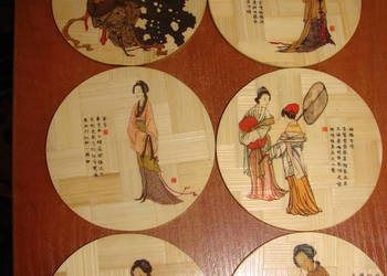 chińskie drewniane podkładki