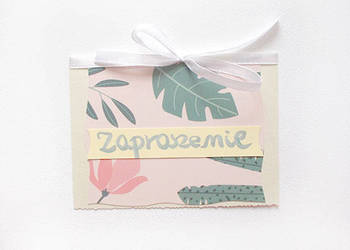 pastelowe zaproszenie ogólne, boho zaprosznie na imprezę, fajne zapreoszeni