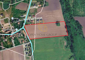 Szukalice, działka budowlana 43100 m2, media