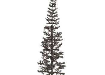 Smukła choinka czarna 180 cm WM-329219