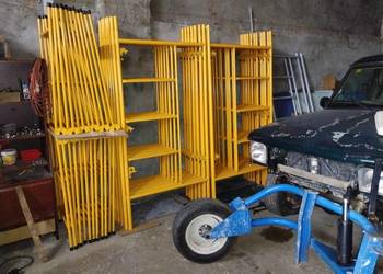 Rusztowanie drabinkowe Hiszpańskie elewacyjne nowe 50 m2