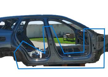 VOLVO XC60 II Próg słupek prawy 714-15