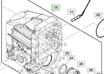 John Deere 8360R Obudowa Napędu Pompy Mechanizmu Różnicowego CZĘŚCI RE3433…