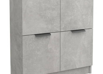 Szafka szarość betonu 60x30x70 cm materiał drewnopochodny WM-811101
