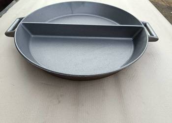 Żeliwna patelnia grillowa 60 cm