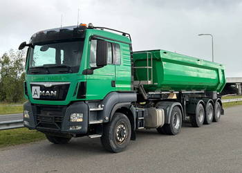 Naczepa wywrotka ciagnik 4x4 Man