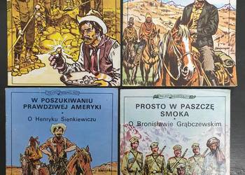 Polscy Podróżnicy  - zestaw 4 komiksów