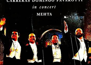 ⭐⭐⭐CD Nowy-Wspaniały Koncert CARRERAS- DOMINGO- PAVAROTTI In Concert CD