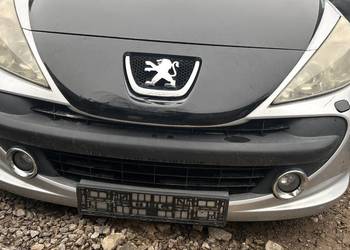 zderzak przedni z halogenami spryskiwaczami Peugeot 207 fl lift EZRC