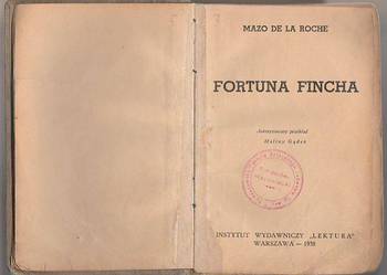 (7156) FORTUNA FINCHA – MAZO DE LA ROCHE