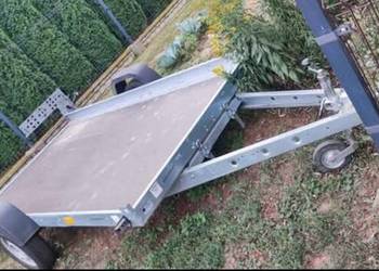 Laweta samochodowa transportowa 300x165cm lekka do przewozu quadów itp uchy