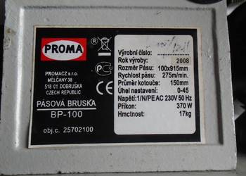Szlifierka Proma bp100