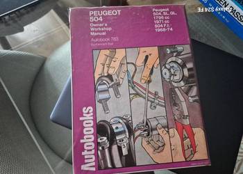 Peugeot 504 książka workshop manual/naprawa