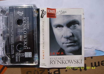 Pop kaseta; RYSZARD RYNKOWSKI--JAWA; Pomaton, ,1997 rok.