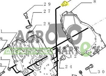 76086155, 76086165 KOREK 3/8"-24 CNH
