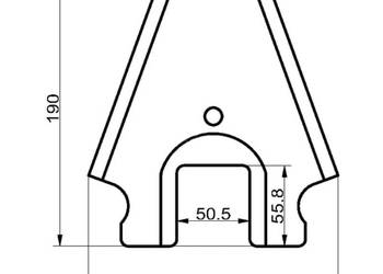 Nóż do przyczepy Schuitemaker Rapide 100 (433.102 / 433.999)
