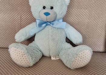 miś misiu misio niebieski maskotka pluszak