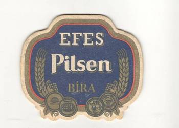 Efes - podstawka do piwa. Nr. 1.