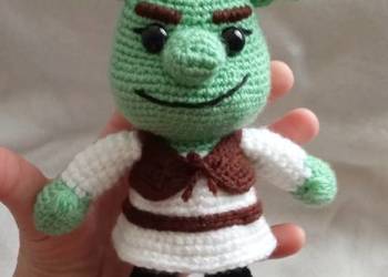 Shrek na szydełku